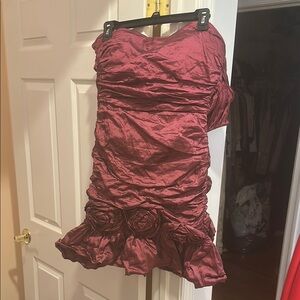 BCBGMaxAzria Deep Red Dress